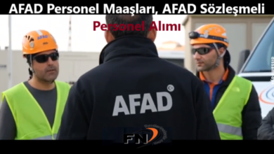 AFAD Personel Maaşları, AFAD Sözleşmeli Personel Alımı